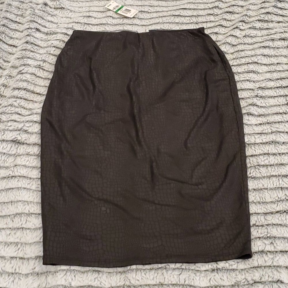 Snakeskin print Bar III midi skirt size L